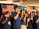 The WRTC "Parade of Nations" prior to the start of the international competition in New England. [Bob Inderbitzen, NQ1R, photo]